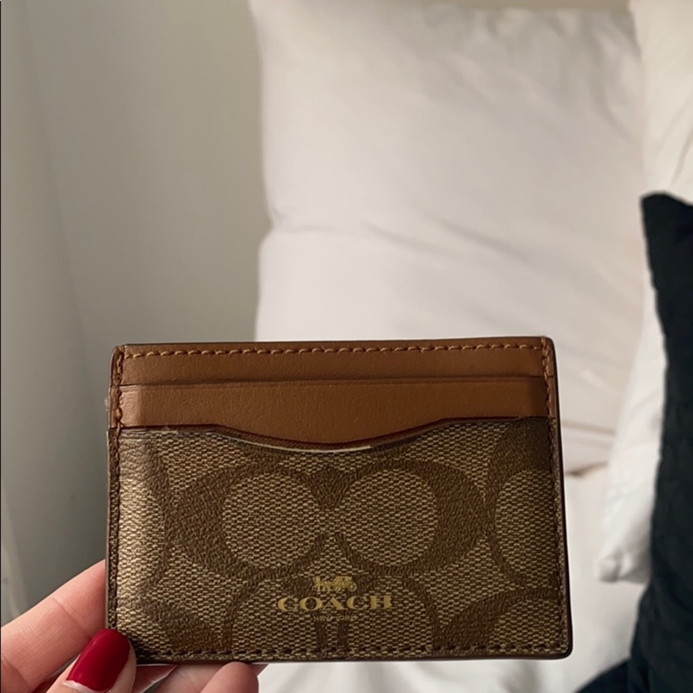 Coach card holder wallet